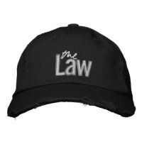 The Law - Embroidered Cap - Black