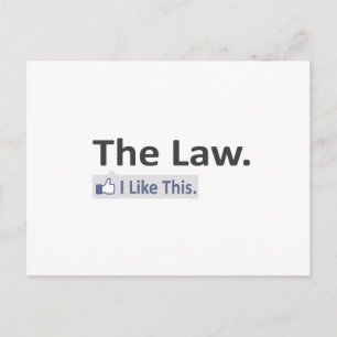 The Law...I Like This Postcard
