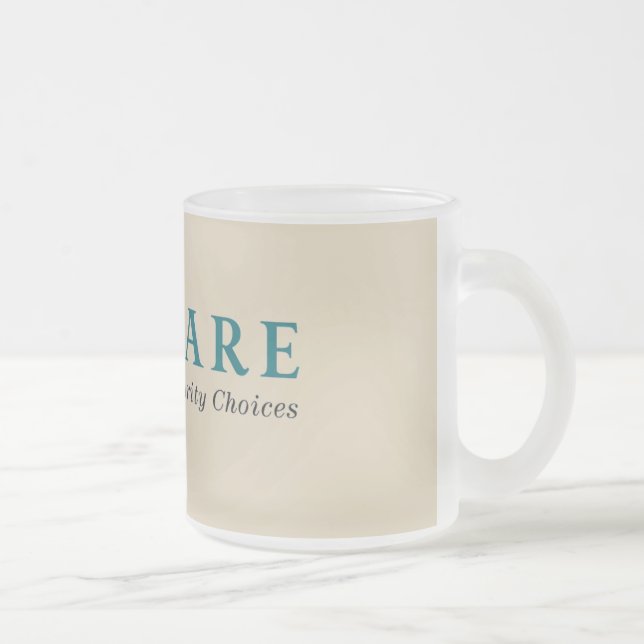 The Lawfare Frosted Glass Mug (Right)