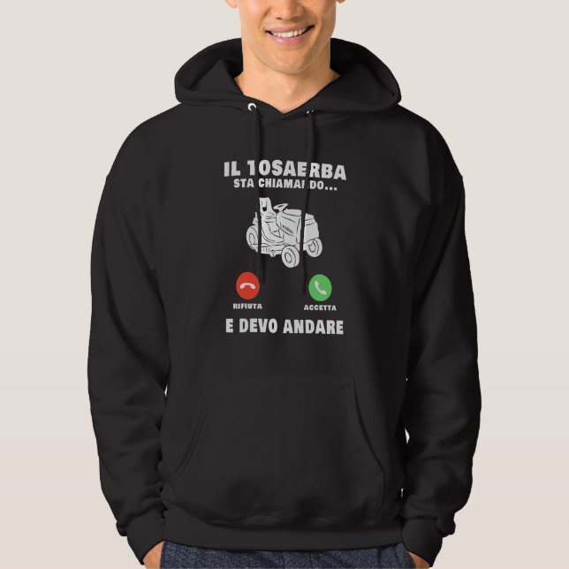 The Lawn Mower Is Calling Gardener Hoodie (Front)