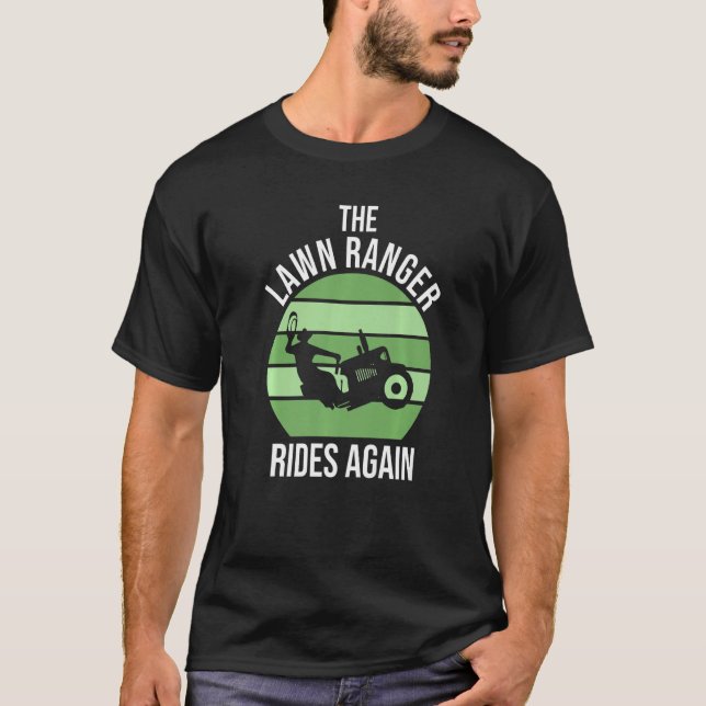the lawn ranger rides again lawn mower Premium T-Shirt (Front)