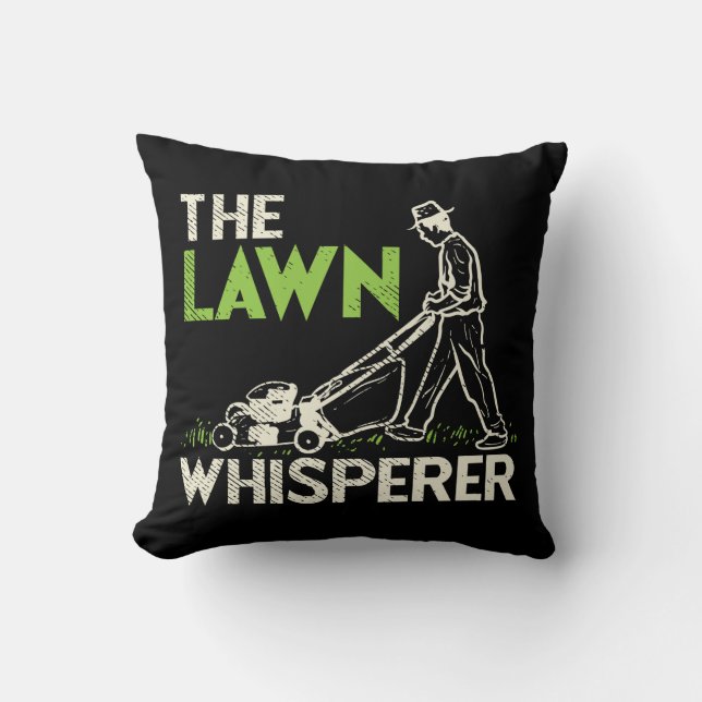 The Lawn Whisperer Cushion (Front)