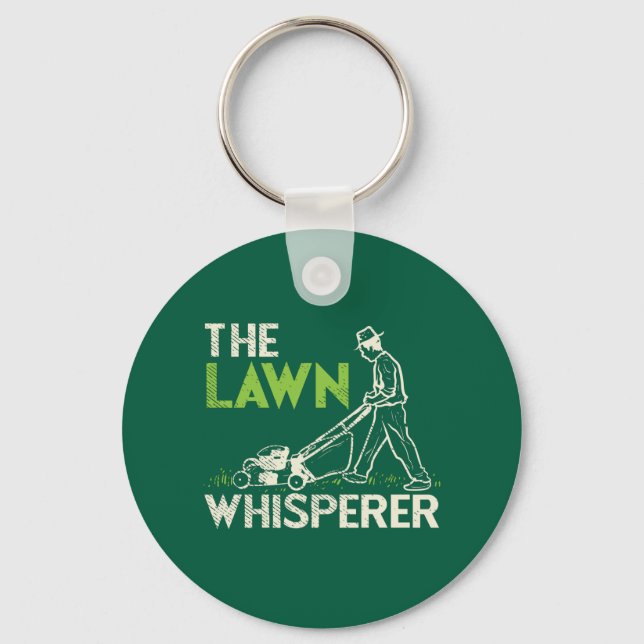 The Lawn Whisperer Key Ring (Front)