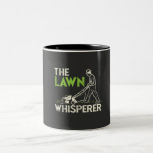The Lawn Whisperer Two-Tone Coffee Mug