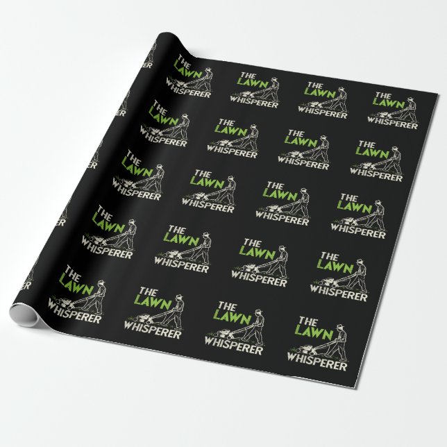 The Lawn Whisperer Wrapping Paper (Unrolled)