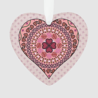 The Layers of the Heart Acrylic Ornament