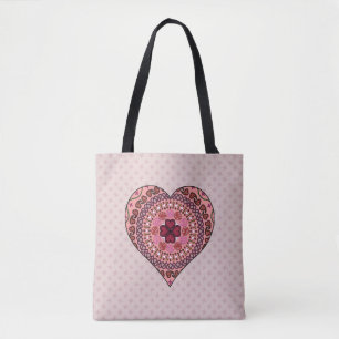 The Layers of the Heart All-Over-Print Bag