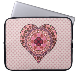 The Layers of the Heart Laptop Case