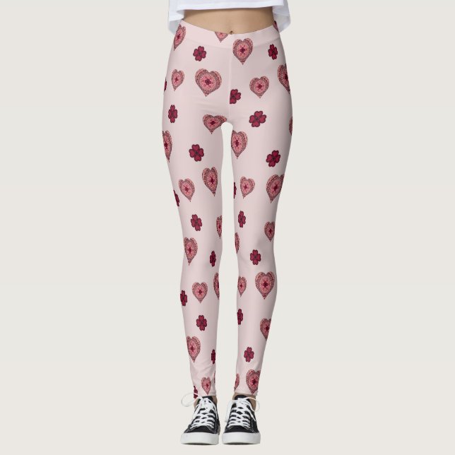 The Layers of the Heart Leggings (Front)