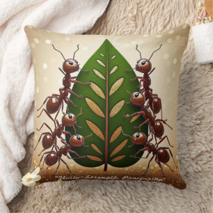 "The Leaf Team" Cushion
