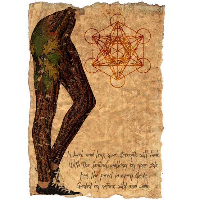 The Leafy Sentinel Green Man Leggings (Creator Uploaded)