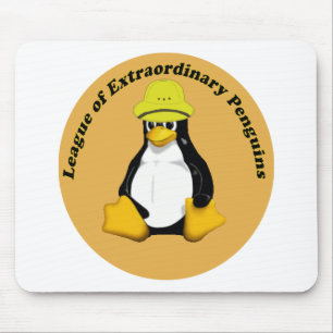 The League of Extraordinary Penguins Mouse Mat