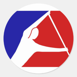 THE LEAGUE OF PADDLERS CLASSIC ROUND STICKER