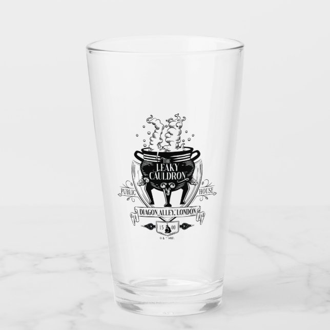 THE LEAKY CAULDRON™ Shop Graphic Glass (Front)