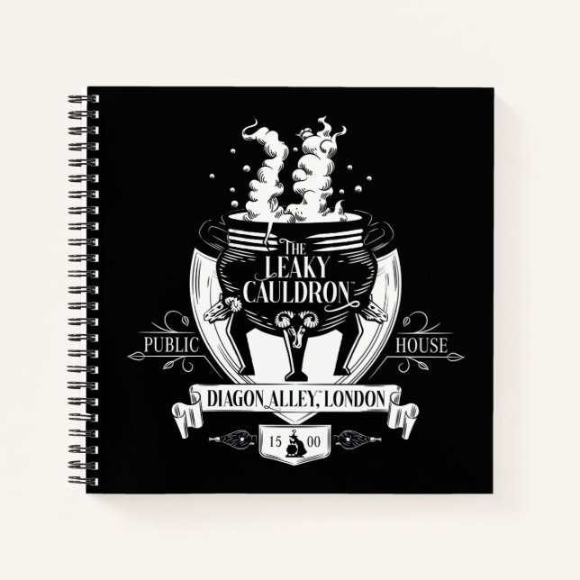 THE LEAKY CAULDRON™ Shop Graphic Notebook (Front)