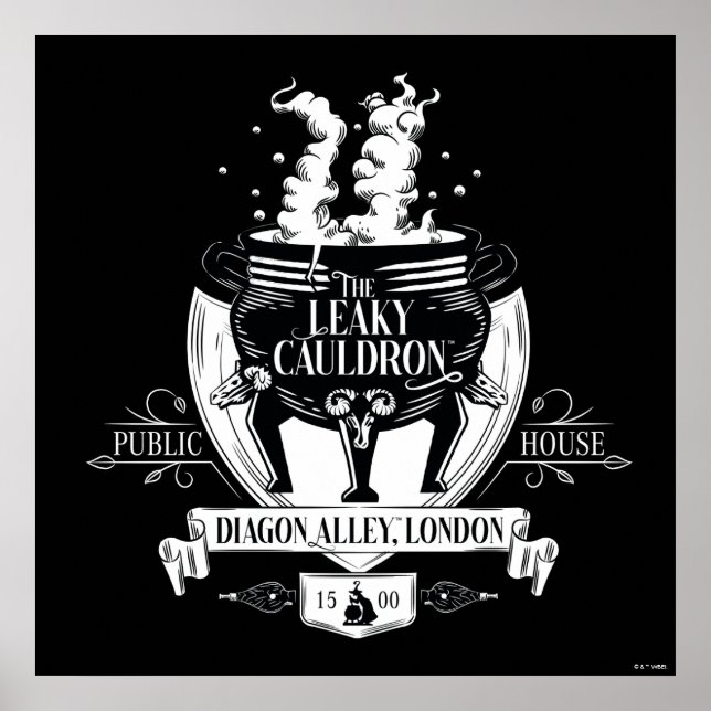 THE LEAKY CAULDRON™ Shop Graphic Poster (Front)