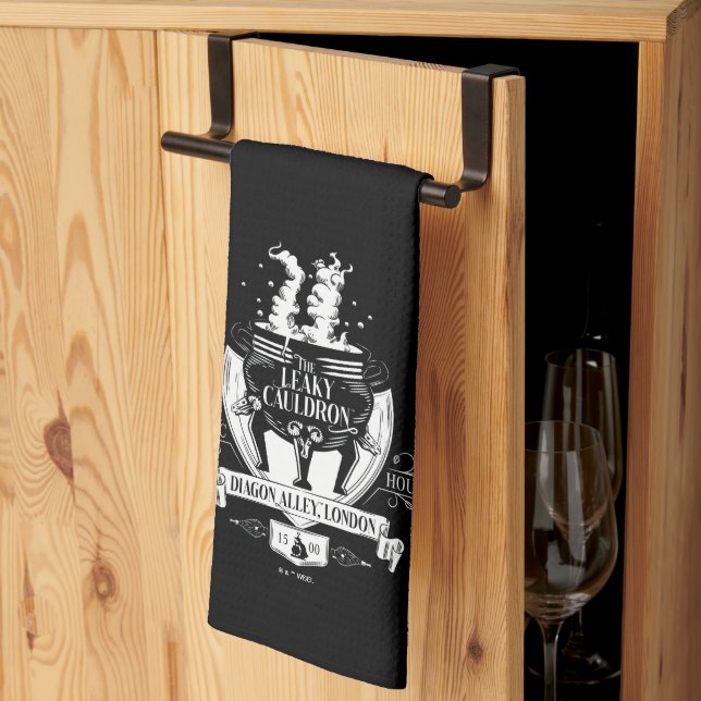 THE LEAKY CAULDRON™ Shop Graphic Tea Towel (Thirds Fold)