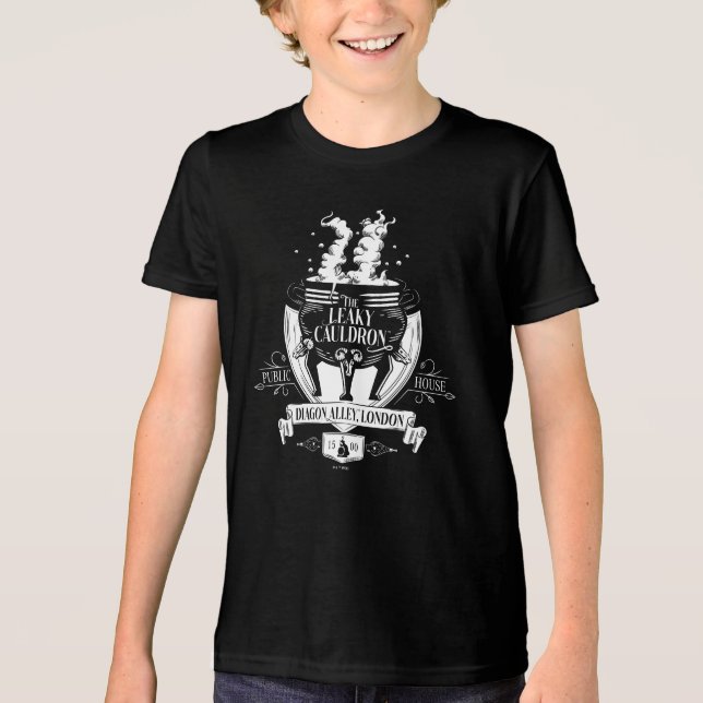 THE LEAKY CAULDRON™ Shop Graphic Tri-Blend Shirt (Front)