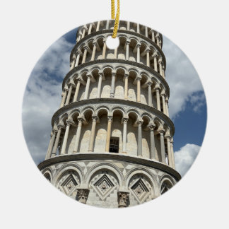 The Leaning Tower Of Pisa In Italy Landmark Italia Ceramic Tree Decoration