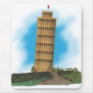 The Leaning tower of Pisa, Italy Mouse Mat