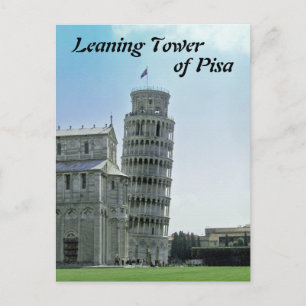 The Leaning Tower of Pisa Postcard