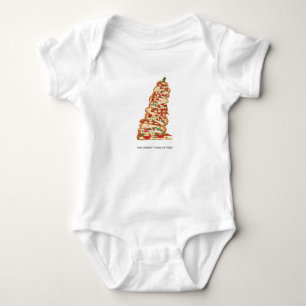 The Leaning Tower of Pizza Baby Bodysuit