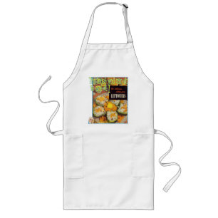 The least you can do is eat it! long apron
