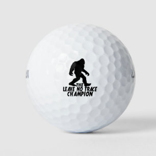 The Leave No Trace Champion Funny Bigfoot Golf Balls