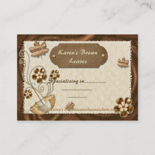 The Leaves Are Brown Discount Card