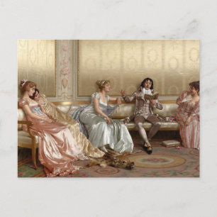 The Lecture by Vittorio Reggianini Postcard