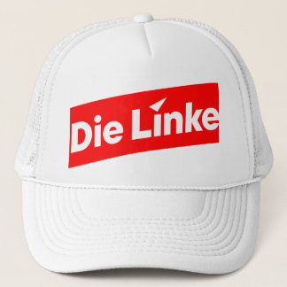 The left trucker hat