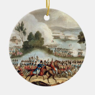 The Left Wing of the British Army in Action at the Ceramic Tree Decoration
