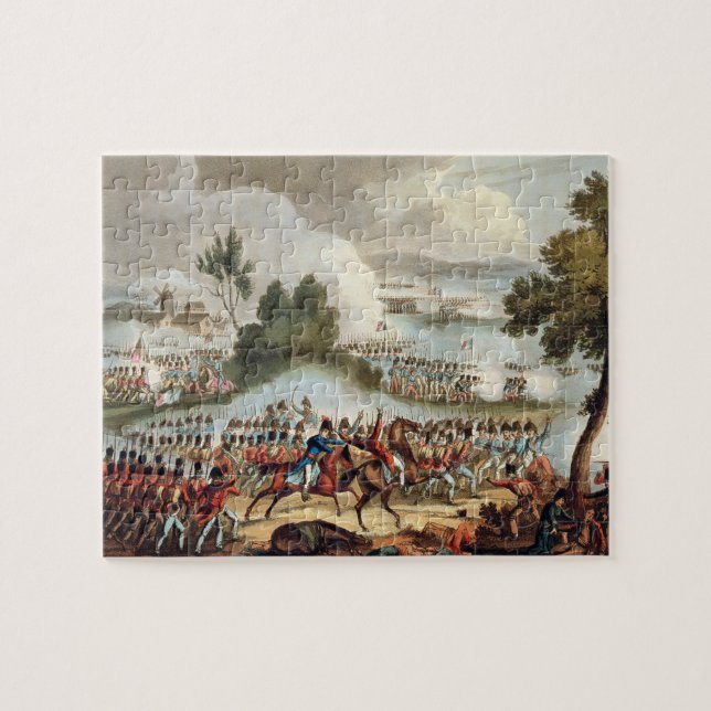 The Left Wing of the British Army in Action at the Jigsaw Puzzle (Horizontal)