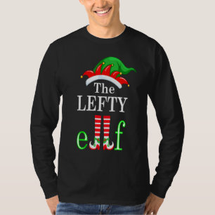 The Lefty Elf Family Matching Group Christmas Paja T-Shirt