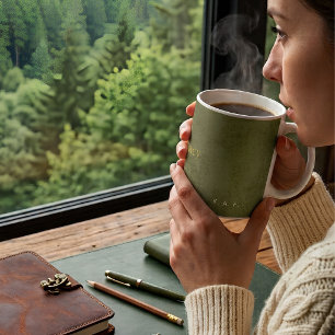 The Legacy Personalised Author Green Coffee Mug