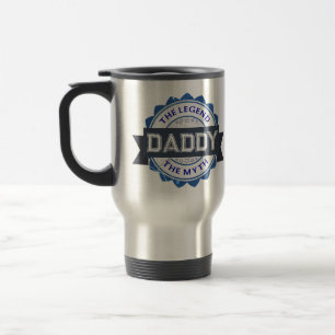 The Legend DADDY The Myth, Father's Day Print Travel Mug