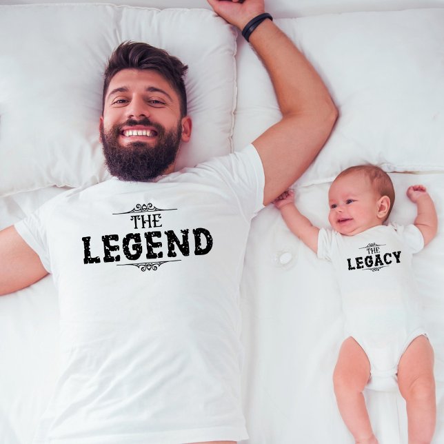 The Legend Father's Day Men's White T-Shirt (Creator Uploaded)