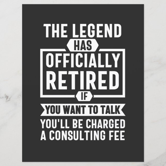 the legend Has Officially Retired (Front)