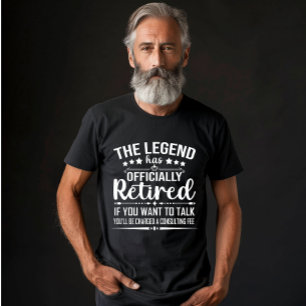 The legend has officially retired fuuny retirement T-Shirt
