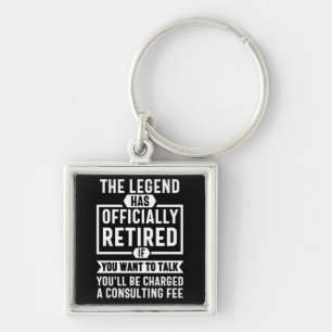 the legend Has Officially Retired Key Ring
