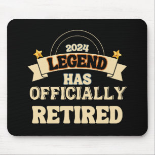 The legend has officially retired mouse mat