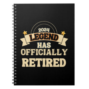 The legend has officially retired notebook