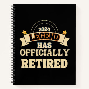 The legend has officially retired notebook
