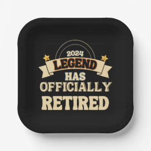 The legend has officially retired paper plate