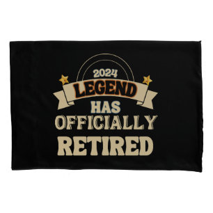 The legend has officially retired pillowcase