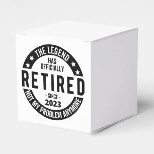 The Legend Has Officially Retired, Retired 2023 Favour Box