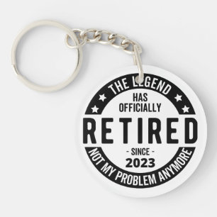 The Legend Has Officially Retired, Retired 2023 Key Ring