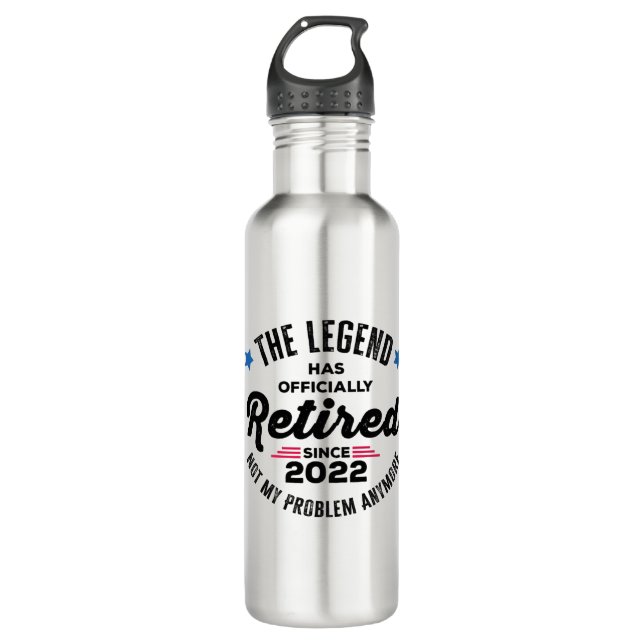 The Legend Has Officially Retired Since 2022 Not M 710 Ml Water Bottle (Front)