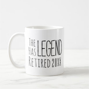 The Legend Has Retired 2021 Coffee Mug