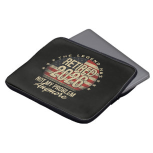 The Legend Has Retired 2026 Funny Laptop Sleeve